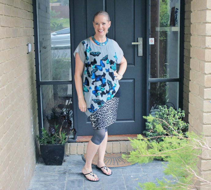 My Summer Style - inside out style blog - butterflies and leopard print