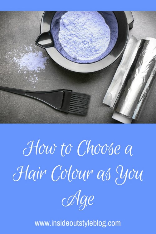 how to choose a hair colour as you age