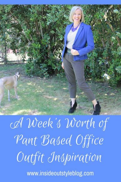 A Week's Worth of Pants Based Office Outfits to Inspire — Inside Out Style