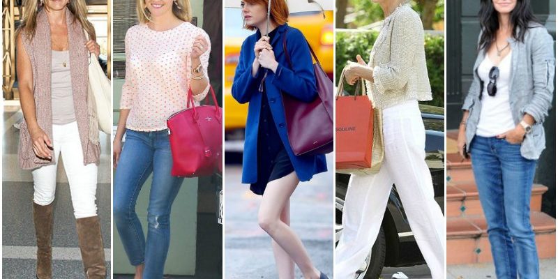 Colour and value contrast - how to wear them - real life examples - www.insideoutstyleblog.com