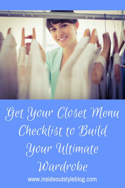 Get your free closet checklist download so you can build your ultimate wardrobe