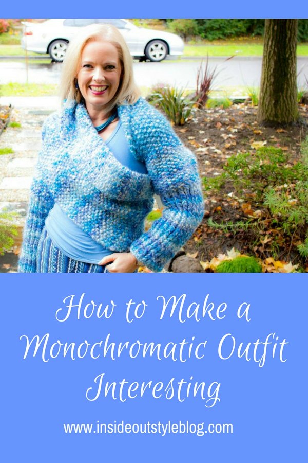 How to make a monochromatic outfit interesting and stylish