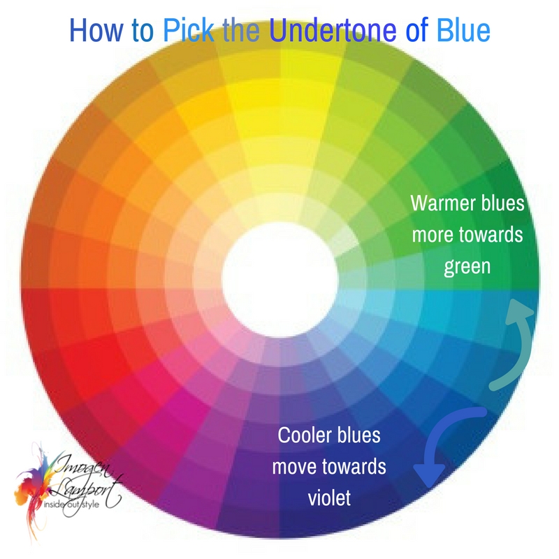 How to pick the undertone of blue