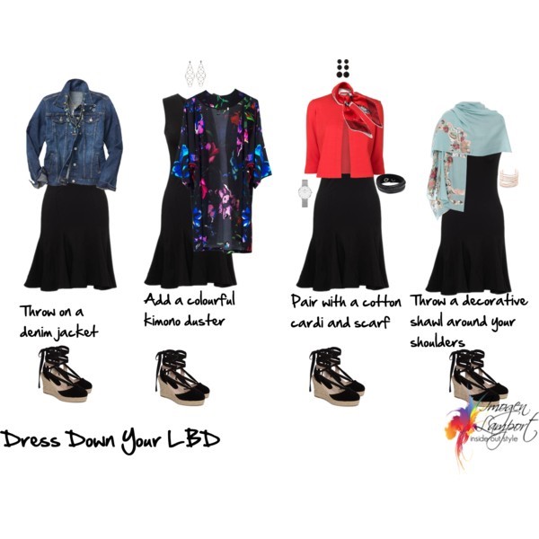 how to dress a black dress