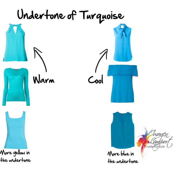 How to choose the undertone of turquoise and other blues