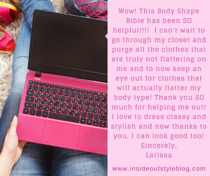 Testimonial for Inside Out Style's Body Shape Bible