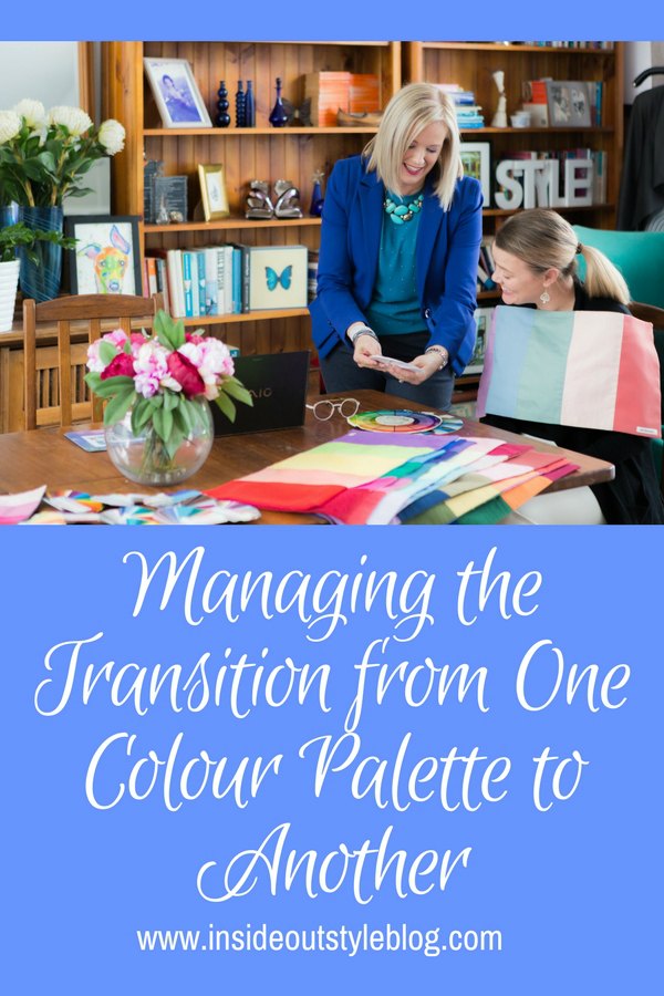 Managing the Transition from One Colour Palette to Another