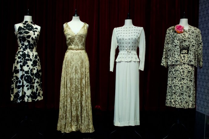Stunning costumes by Hollywood Academy Award Winning designer Edith Head at Bendigo Art Gallery