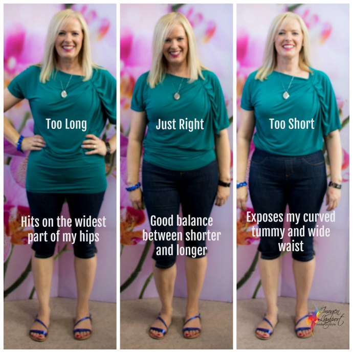 Where to End Tops to Make Your Hips and Tummy Look Slimmer Inside Out Style