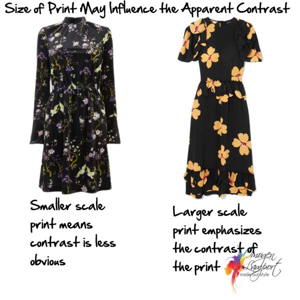 How to choose the right floral print for you - understanding the elements of floral prints so you can choose the right ones