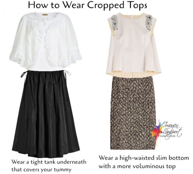 how to wear cropped tops