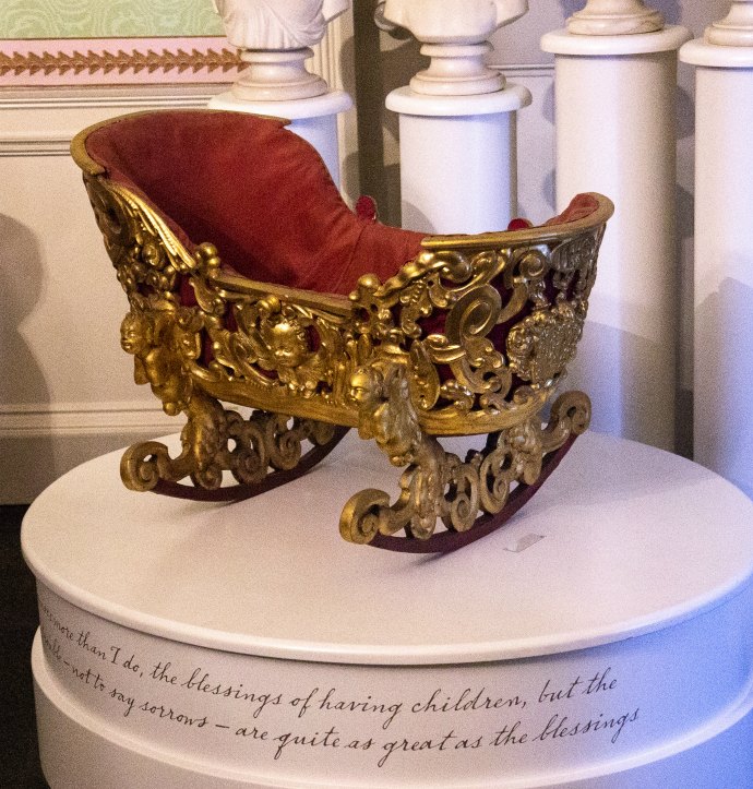 Inside Kensington Palace London - Queen Victoria's Cradle