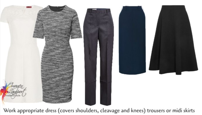 What to wear to work in a conservative, hot and humid environment