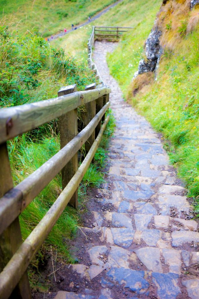 Stairs Giant's Causeway