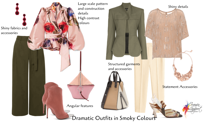 How to Create Dramatic Outfits When Your Most Flattering Colours are ...