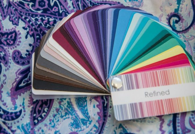 how to use your colour swatch to choose prints and patterns