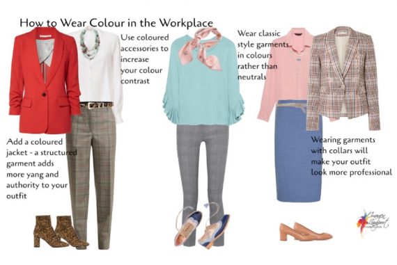 ways to wear colour in the professional workplace