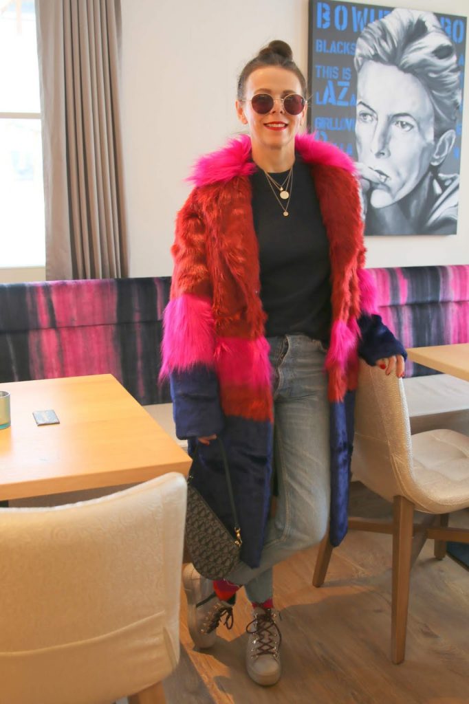 Dressing with Soul: Stylish Thoughts - faux fur colourful coat