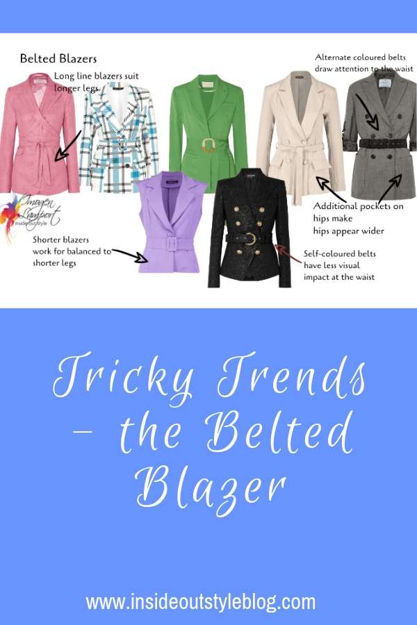 Tricky Trends - the Belted Blazer — Inside Out Style