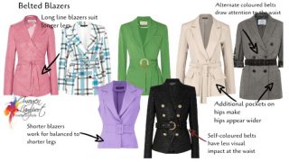 Belted blazers - how to decide if this trend is for you and styling tips