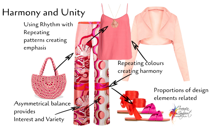 rhythm design principles on dresses