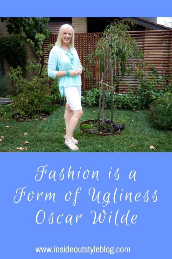 Fashion is a Form of Ugliness Oscar Wilde — Inside Out Style
