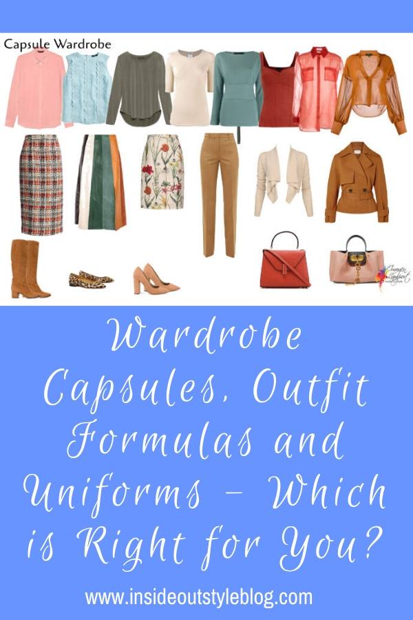 Wardrobe Capsules, Outfit Formulas and Uniforms - Which is Right for You?