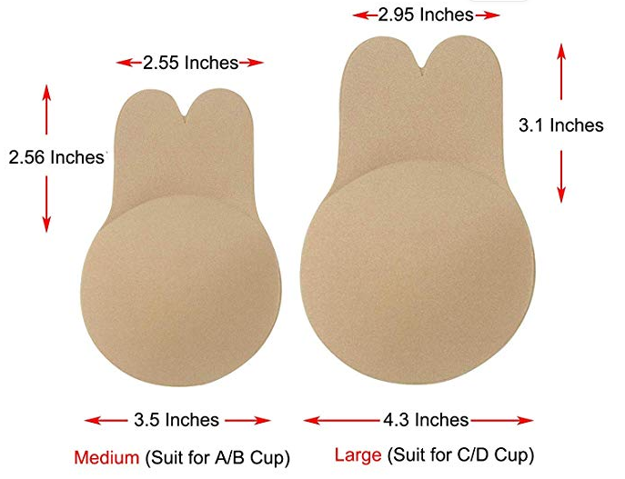 Niidor Adhesive Silicone Strapless Bra