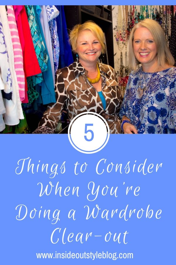 5 Things to Consider When You're Doing a Wardrobe Clear-out