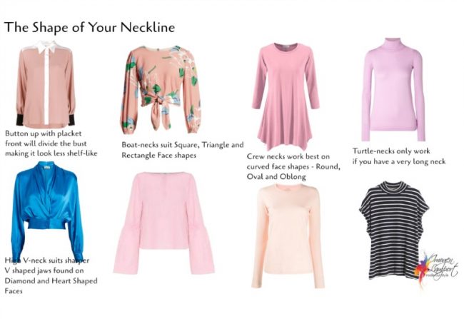 Choosing the right neckline large bust Selecting the right shape neckline even when it's a high neckline