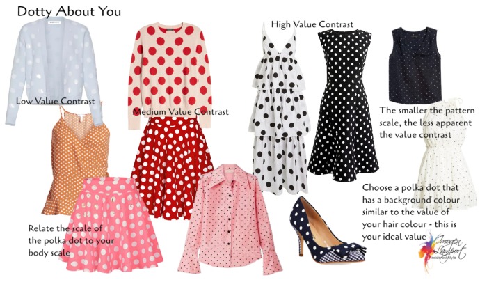 Polka dot outfits are on trend right now! We show you how to wear them