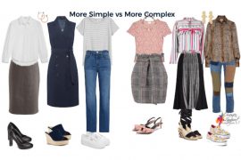 do you prefer more simple or complex outfits