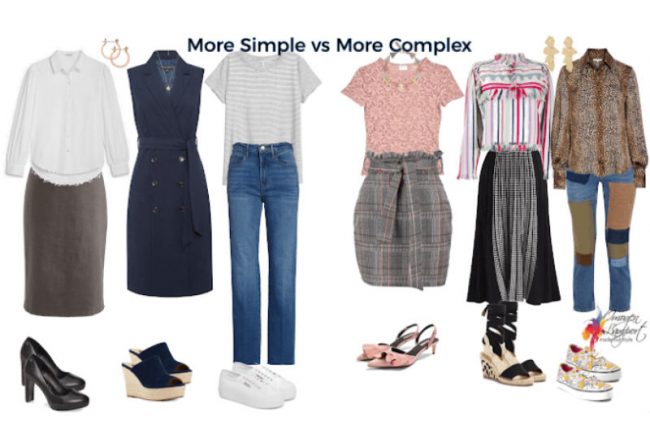 do you prefer more simple or complex outfits do you prefer more simple or complex outfits