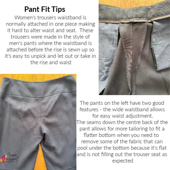 Focus on Fit: How to make a Flat Seat Adjustment - Love Notions Sewing  Patterns