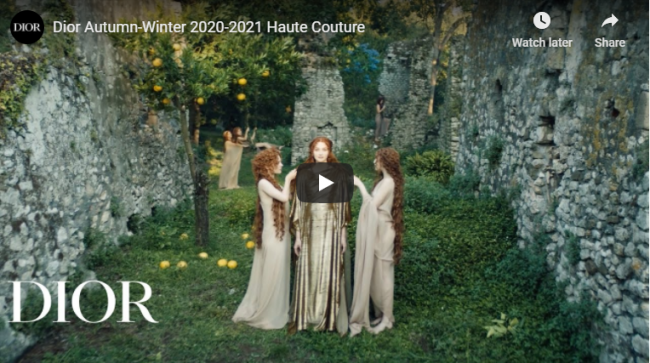 Dior Haute Couture Show Miniatures 2020