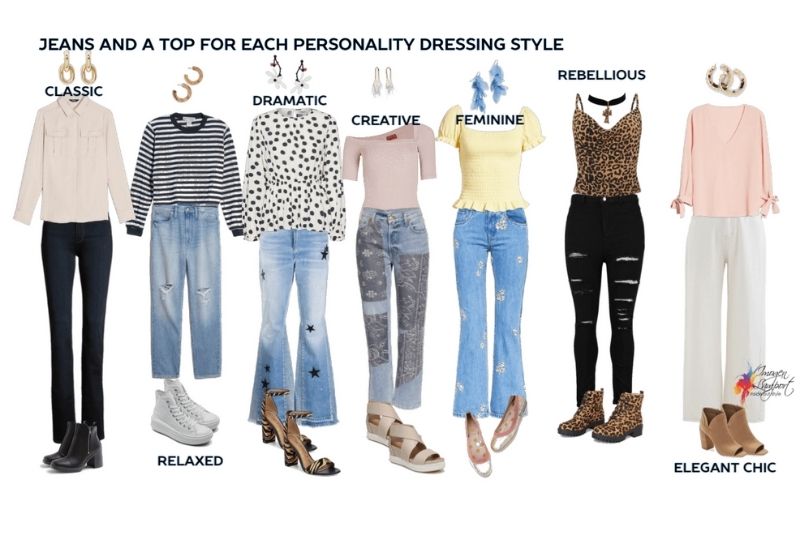How to wear jeans and a top for your personality style