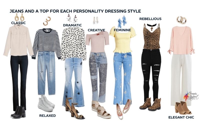 jeans top dressing style