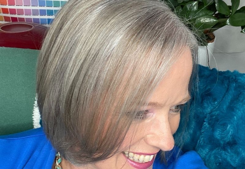 embracing the grey After 5 months in lockdown no hairdressers open - going grey from blonde