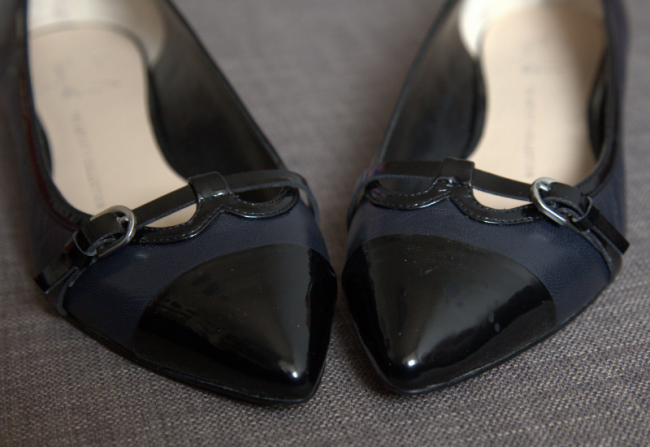 Feel Polished In A Corporate Environment When Heels Are Not Your Thing Pair of shiny patent flats