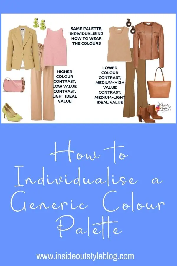 How to Individualise a Generic Colour Palette