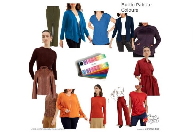 Exotic Colour Palette Exotic Colour Palette
