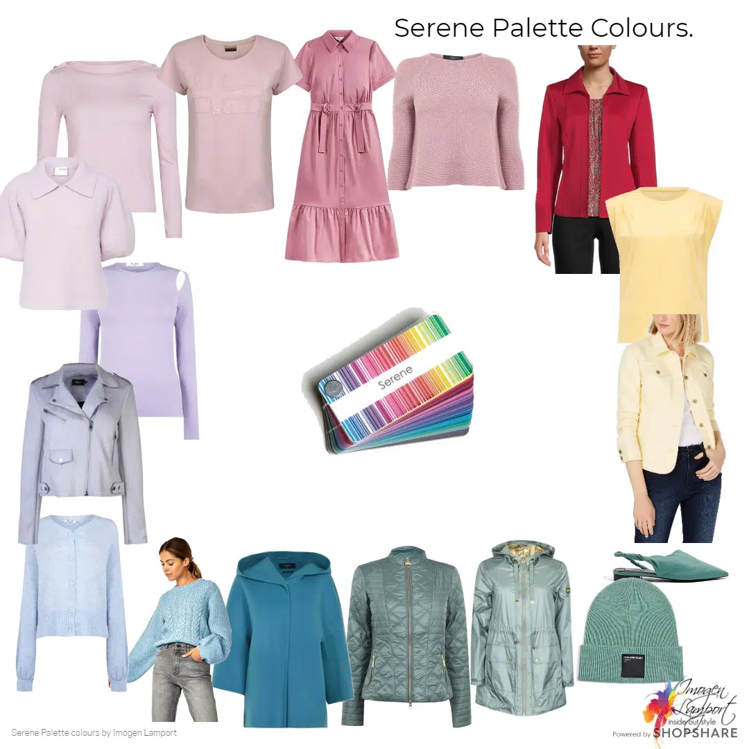 Serene Palette - Cool, light and smoky colours