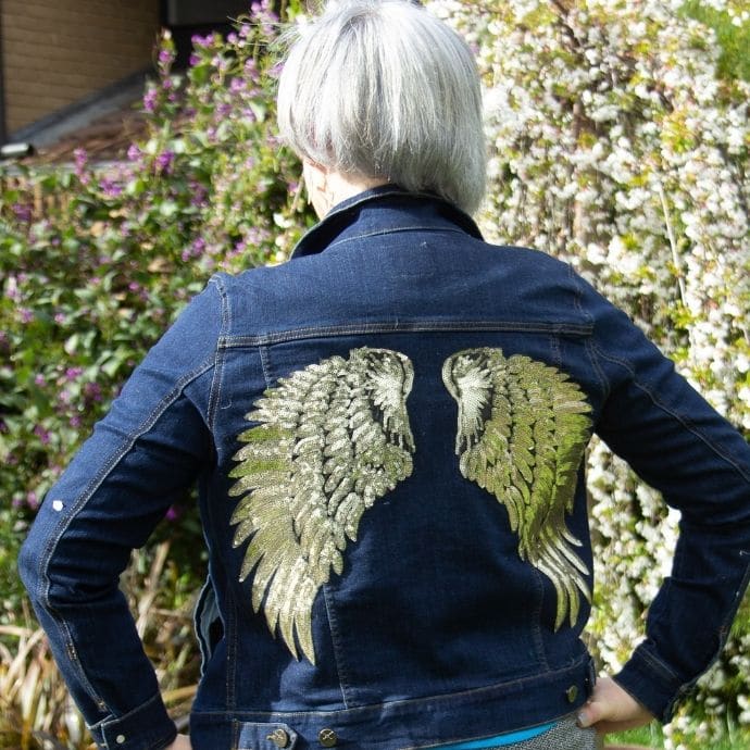 Angel wings on a jacket - be your own angel