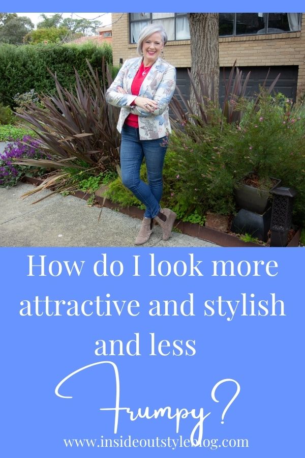 How do I look more attractive and stylish and less frumpy?