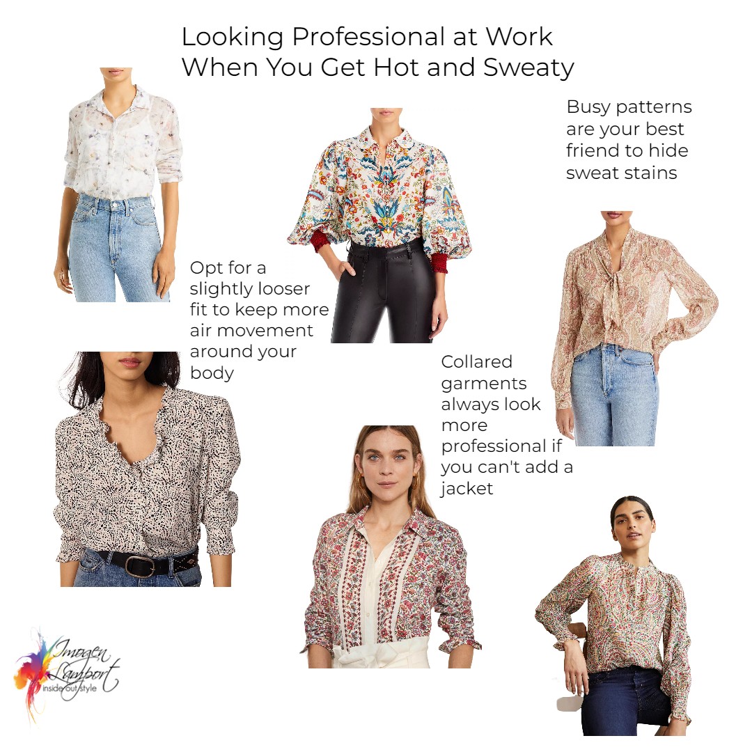 Blouse Tips To Look Professional at Work When You Get Sweaty and Hot