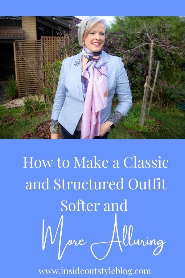 How to Make a Classic and Structured Outfit Softer and More Alluring