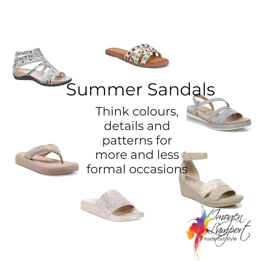 Top flat shoe wardrobe - summer sandals