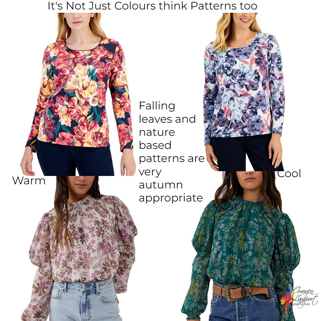 Seasonal Autumn patterns and colors