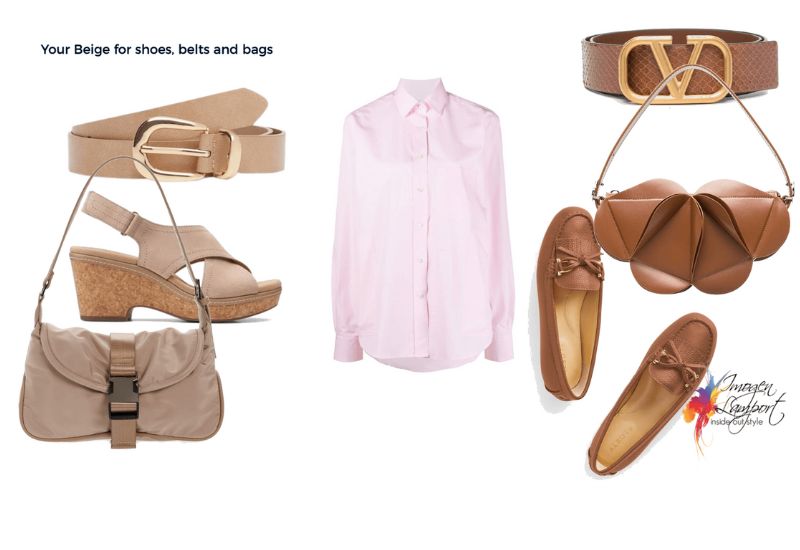 choosing your best camel beige for shoes, bags and belts