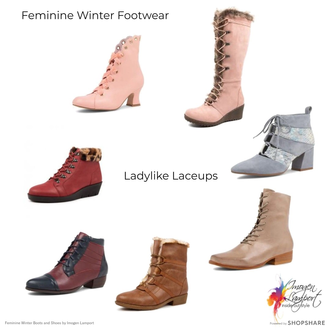 Feminine Winter Footwear - Ladylike Laceups